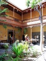 The tranquil courtyard in the house of Christopher Columbus in Las Palmas de Gran Canaria